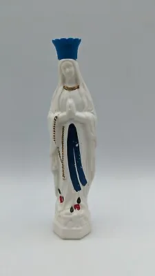 Vintage Blessed Mother Mary Holy Water Bottle Container From Lourdes France • $15