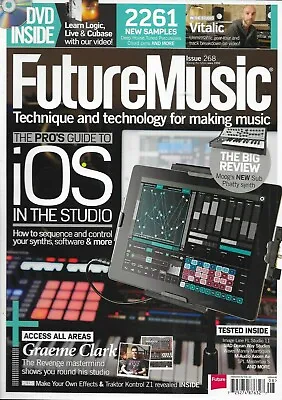 Future Music Magazine Pro IOS Guide Vitalic Moog Sub Phatty Graeme Clark 2013 • $20.66