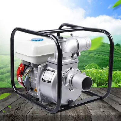 3  4 Stroke 7.5HP Portable Gasoline Water Pump Gas-Powered Semi-Trash Water Pump • $160.74