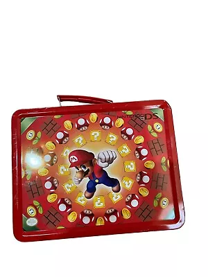 Super Mario Bros Nintendo DS Metal Case Tin Lunch Box Collectible • $28