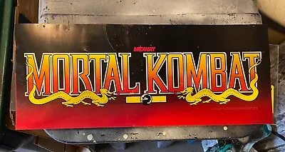 Mortal Kombat Arcade Marquee • $40