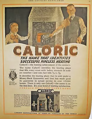 Vintage 1921 Caloric Oil Cook Stove Kitchen Appliance Art Décor Print Ad • $8.99