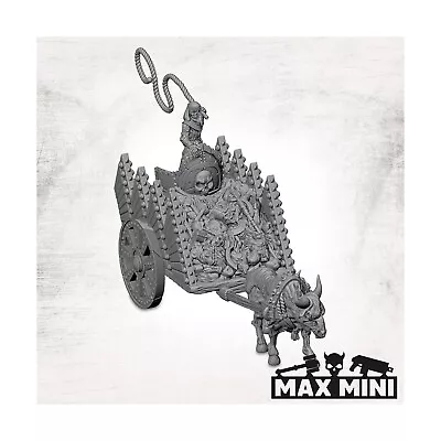 Maxmini Fantasy Mini 28mm Skeleton Carcass Cart Pack SW • $18.95