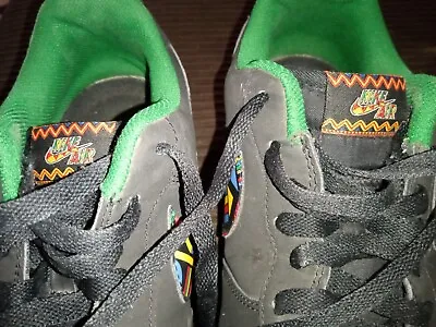 Nike Air Force 1 Low Rasta  Urban Jungle Peace Black Men Sz 13 • $1.99