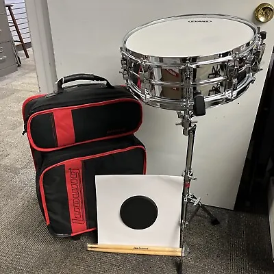 Ludwig Snare Drum Kit With Snare Drum Stand Rolling Bag • $250