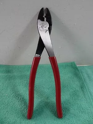 Klein Tools 9” CRIMPING PLIERS For CONNECTORS -1005- Crimpers MADE IN USA • $24