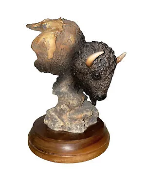 Noble Heart  Bison Sculpture # 4106 By Stephen Herrero 7” Tall • $35