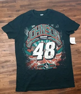 Jimmie Johnson #48 NASCAR Distressed Graphic Tee Adult 3XL NWT 3X Hendrick Shirt • $19.99