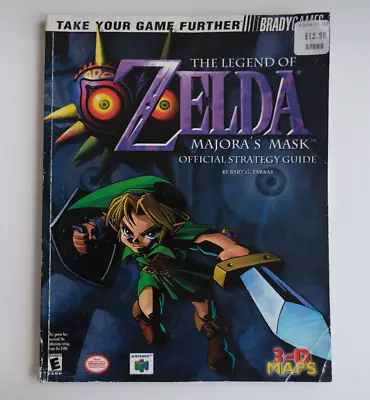 Legend Of Zelda: Majora's Mask - Strategy Guide Nintendo 64 N64 Brady Games • $75