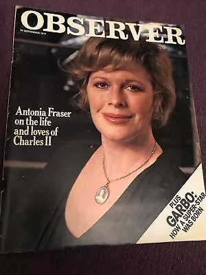 Observer Mag 23/9/1979 Greta Garbo Part Two 7 Page Interview A Christmas Carol • £4.99