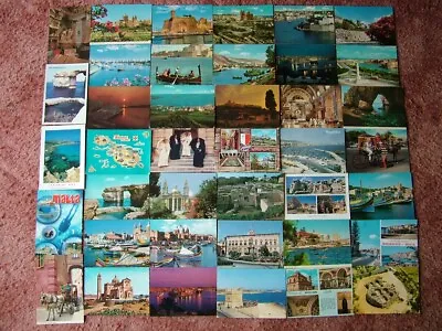 £9.99 • Buy 40 Used & Unused Postcards Of MALTA & GOZO. Modern Size.
