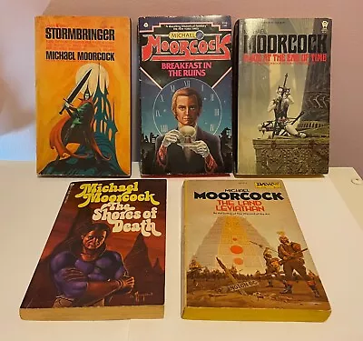 $129 • Buy Michael Moorcock Pb Lot Stormbringer, Elric At The End Of Time..