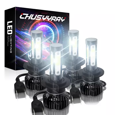 Combo H7+H7 LED Headlight Bulbs Kit High Low Beam Super Bright 6500K Xenon White • $24.99