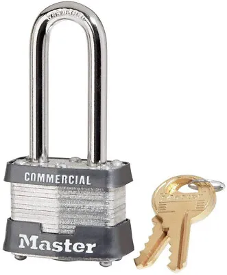 Master Lock 3KAH-0536 Keyed Alike 2 Inch Long Carbide Shackle  Commercial • $16.99