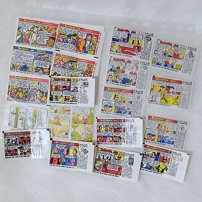 Lot Of 20 Vintage Bazooka Joe & Fleer Funnies Double Bubble Comics Gum Wrappers • $35.60