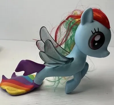 My Little Pony The Movie Seapony Collection Rainbow Dash 7  Doll Figure  • $12.99