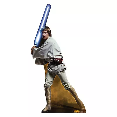 LUKE SKYWALKER Star Wars Jedi Retouched CARDBOARD CUTOUT Standup Standee Poster • $49.95