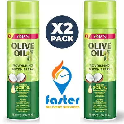 ORS Olive Oil Nourishing Sheen Spray 481 Ml (2 Pack ) • £8.29