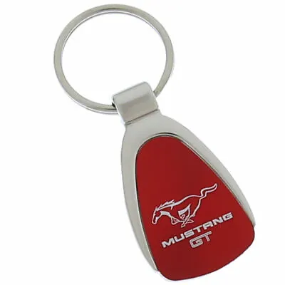 Ford Mustang GT Tear Drop Key Ring (Red) • $15.95