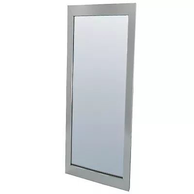 Silver Full Length Long Wall Mounted Bathroom Bedroom Hallway Living Room Mirror • £34.99