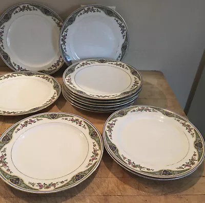 Limoges C Ahtenfeldt For C Reizenstein France Service 12 Dinner Plates 10” • £343.23