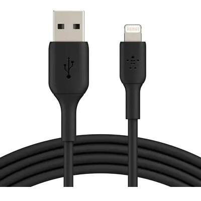$19.99 • Buy Belkin BOOST↑CHARGE™ Lightning To USB-A Cable (2m / 6.6ft, Black)