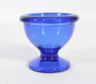 Rare! Vintage Cobalt Blue Glass Egg Cup  2  Tall Made In France New  Old Stock  • $13.99