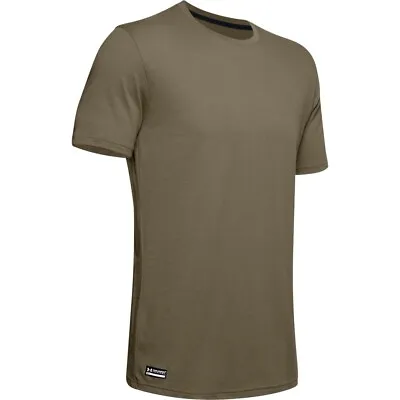 Under Armour 1351776 Men's UA Tactical Cotton Tee Short Sleeve T-Shirt Tan • $19.95