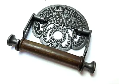 Cast Iron Waterloo Vintage Design Victorian Wall Mounted Toilet Roll Holder • £8.99