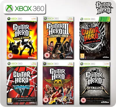 Guitar Hero Warriors Of Rock/Legends Of Rock/Van Halen XBox 360 (Multi Listings) • $25