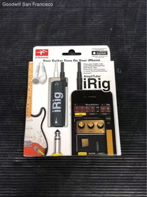 NEW IK Multimedia AmpliTube IRig Guitar Interface Adapter For Iphone Ipad Ipod • $29.99