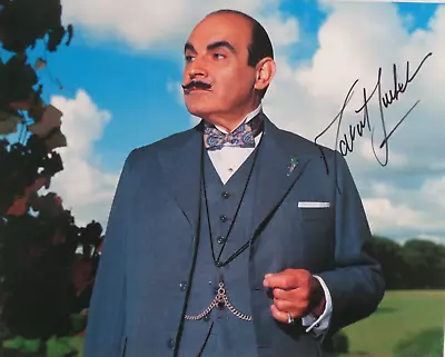 David Suchet Poirot Autographed 10 X 8 Photograph. • £39.99