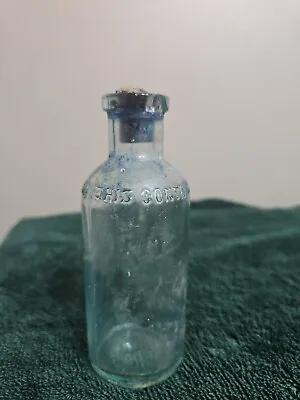 Vintage Mrs. Stewart's Bluing Glass Bottle (green Tint) • $9.99