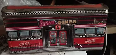 Coca-Cola Sunset Diner Train Car Tin 2001 • $15