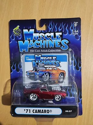 1:64 1971 Chevy Camaro Muscle Machine Diecast Model • $25