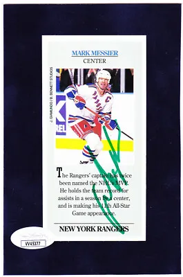 MARK MESSIER HOF New York Rangers Signed/Autographed 1994 Magazine Photo ~ JSA • $89.99