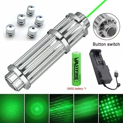 1000Mile Green Laser Pointer Pen 532nm Visible Beam Light Adjustable Focus Laser • $43.50