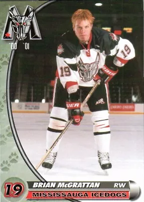 Brian McGrattan 2000-01 Mississauga IceDogs • $2