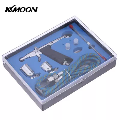 KKmoon Professional  Trigger Airbrush Set With Hose 3 Tips 2 Cups For M5L0 • $54.17