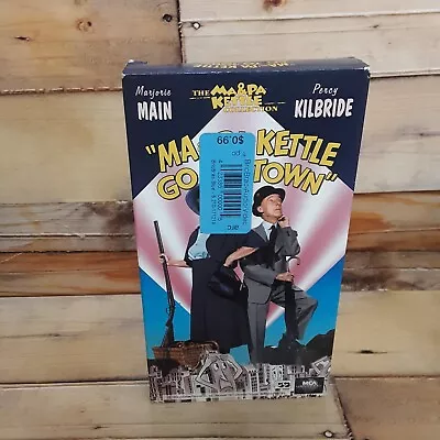 Ma And Pa Kettle Go To Town VHS VCR Video Tape Used Movie • $5.84