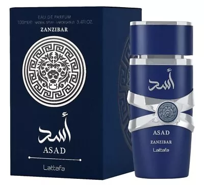 Asad Zanzibar By Lattafa-Eau De Parfum-100ml (3.4oz) (FREE SHIPPING) • $44.99