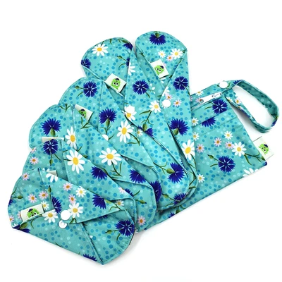 £32.47 • Buy Cloth Menstrual/ Maternity Pads Bamboo Charcoal  Trial Pack-Daisy Fields