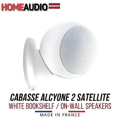 New! Cabasse Alcyone 2 Satellite Speaker White For Home Cinema; 1 Piece • $129