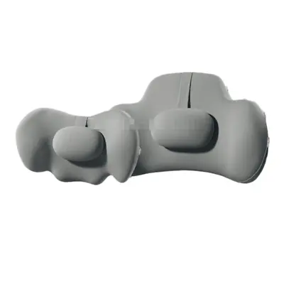 Car SUV Lumbar Support Headrest Neck Pillows Cushion Memory Foam Seat Parts Gray • $44.90