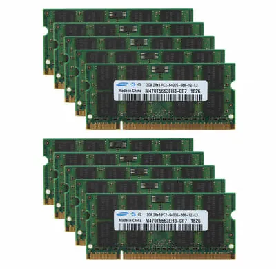 £8.99 • Buy New Genuine Various 2GB 4GB Memory Ram Laptop DDR2 PC2 6400S 800 MHz SODIMM 