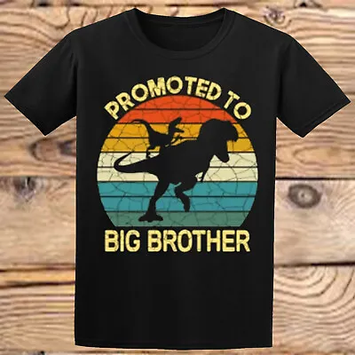 £7.59 • Buy Promoted To Big Brother Dinosaur Boys Girls Funny  Tee Top Kids T-Shirt #DPK
