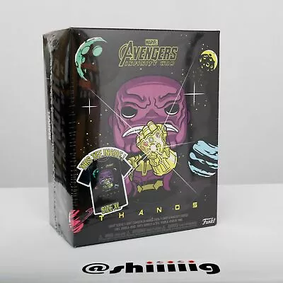 Funko Pop! Avengers Infinity War Thanos In Space Metallic Pop & Tee XL ( XLarge) • £23.14