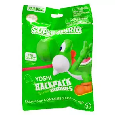 Super Mario Yoshi Backpack Buddies Keychain Blind Pack - 1 Random • $9.95