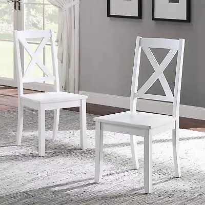 Better Homes & Gardens Maddox Crossing Dining Chairs Set Of 2 White Furniture • $159.78