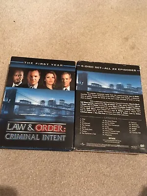 Law And Order Criminal Intent Season 1 Dvd • £5